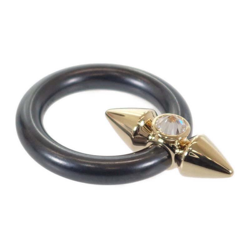 ティファニー TIFFANY&Co. タイタン ファレル ウィリアムス 7号 73469457 リング K18イエローゴールド チタン ダイヤモンド #8 レディース【中古】【Aランク】