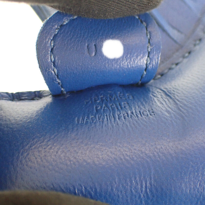 エルメス HERMES ロデオチャームPM バッグチャーム アニョーミロ ブルーフランス ソーブルー レディース メンズ【中古】【Aランク】