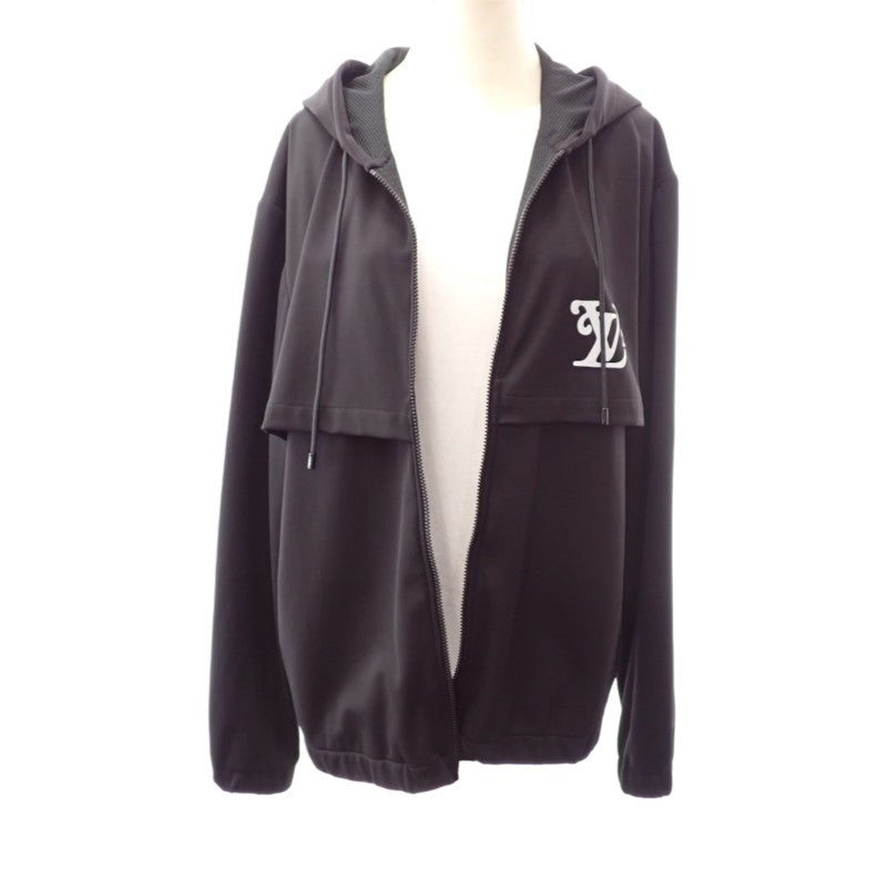 ルイヴィトン LOUIS VUITTON Louis Vuitton × NIGO リフレクティブ LVロゴ ジップアップパーカー L パーカー ポリエステル ナイロン ブラック メンズ【中古】【ABランク】