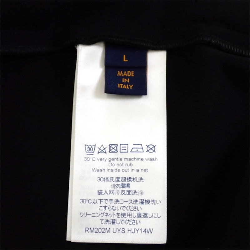 ルイヴィトン LOUIS VUITTON Louis Vuitton × NIGO リフレクティブ LVロゴ ジップアップパーカー L パーカー ポリエステル ナイロン ブラック メンズ【中古】【ABランク】