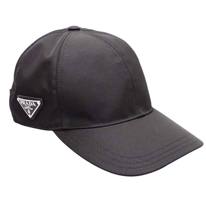 プラダ PRADA ベースボール 2HC274_2DMI_F0002 キャップ ナイロン ブラック メンズ レディース【中古】【Aランク】