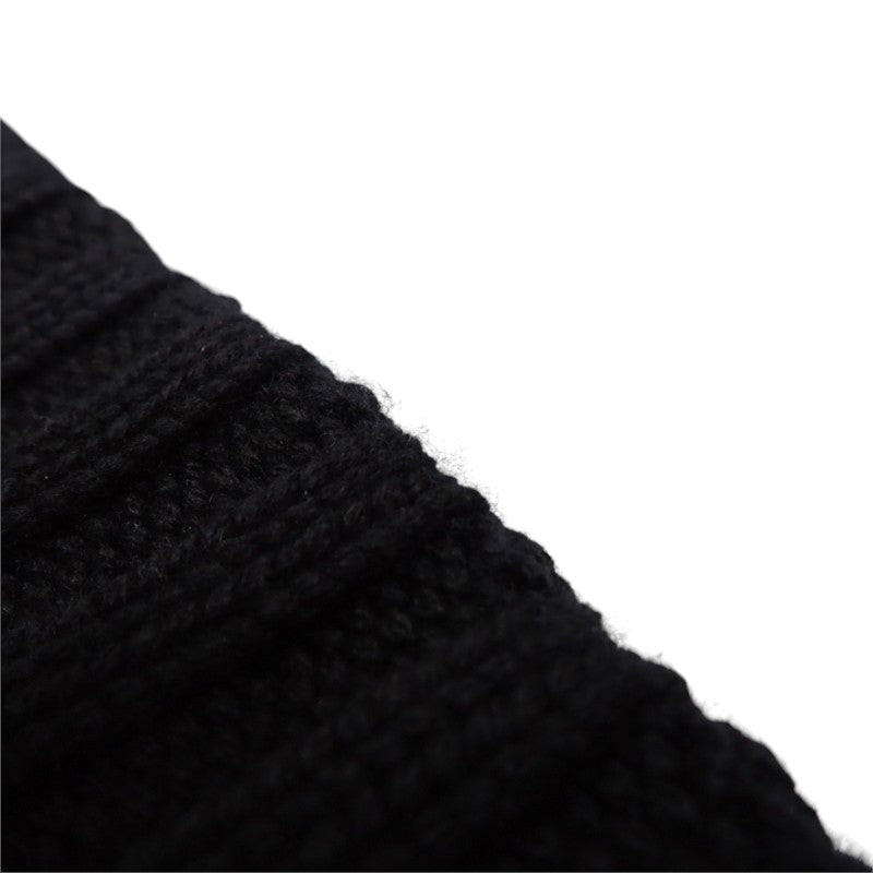 ルイヴィトン LOUIS VUITTON ボネ・ヘルシン ビーニー M74405 ニットキャップ カシミヤ ブラック メンズ【中古】【ABランク】
