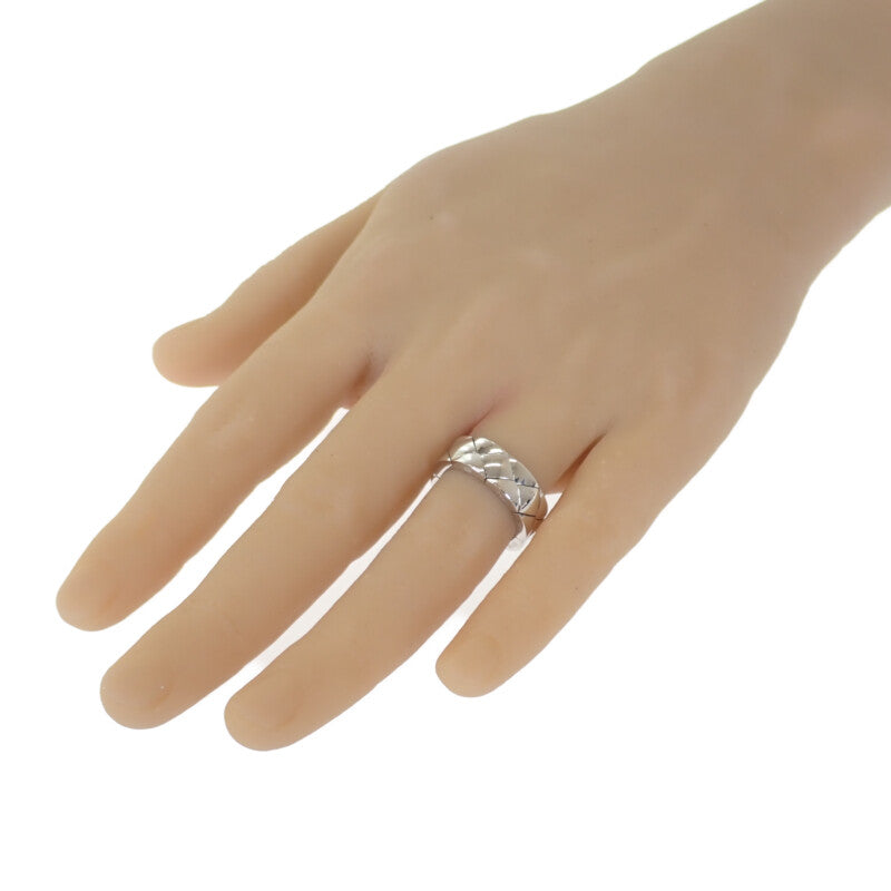 シャネル CHANEL マトラッセ 15.5号 リング K18ホワイトゴールド 55.5 レディース【中古】【Aランク】