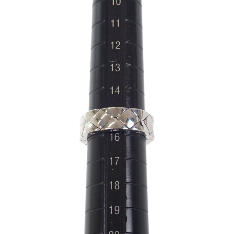 シャネル CHANEL マトラッセ 15.5号 リング K18ホワイトゴールド 55.5 レディース【中古】【Aランク】