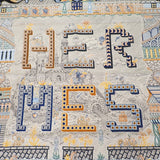 エルメス HERMES カレ90 SUPER SILK QUEST  スカーフ シルク ブラック アイボリー レディース ユニセックス【中古】【Sランク】