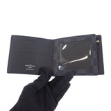 ルイヴィトン LOUIS VUITTON ポルトフォイユ・アメリゴNM N60053 ダミエグラフィット 二つ折り財布 ブラック メンズ【中古】【Sランク】