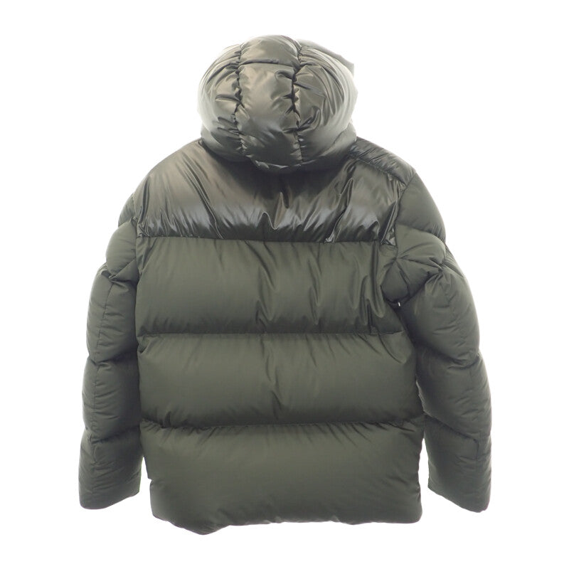 モンクレール MONCLER DAMAVAND GIUBBOTTO 1 H20911A00234_54A81 ダウンジャケット ポリエステル オリーブグリーン カーキ ブラック金具 メンズ【中古】【ABランク】