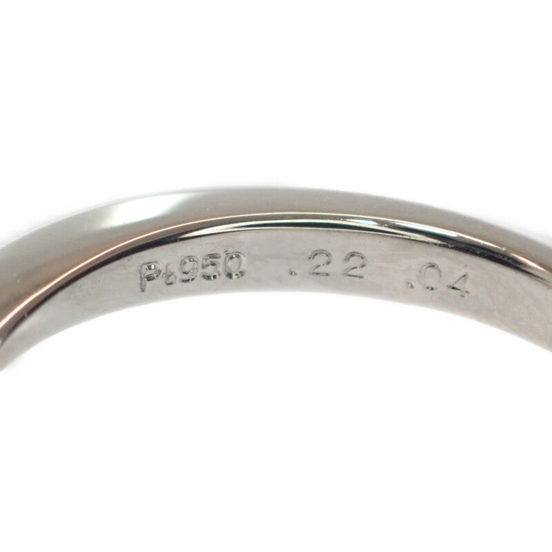 ラザール LAZARE  ヴァイン リング Pt950プラチナ 9号 ダイヤモンド レディース【中古】【Aランク】