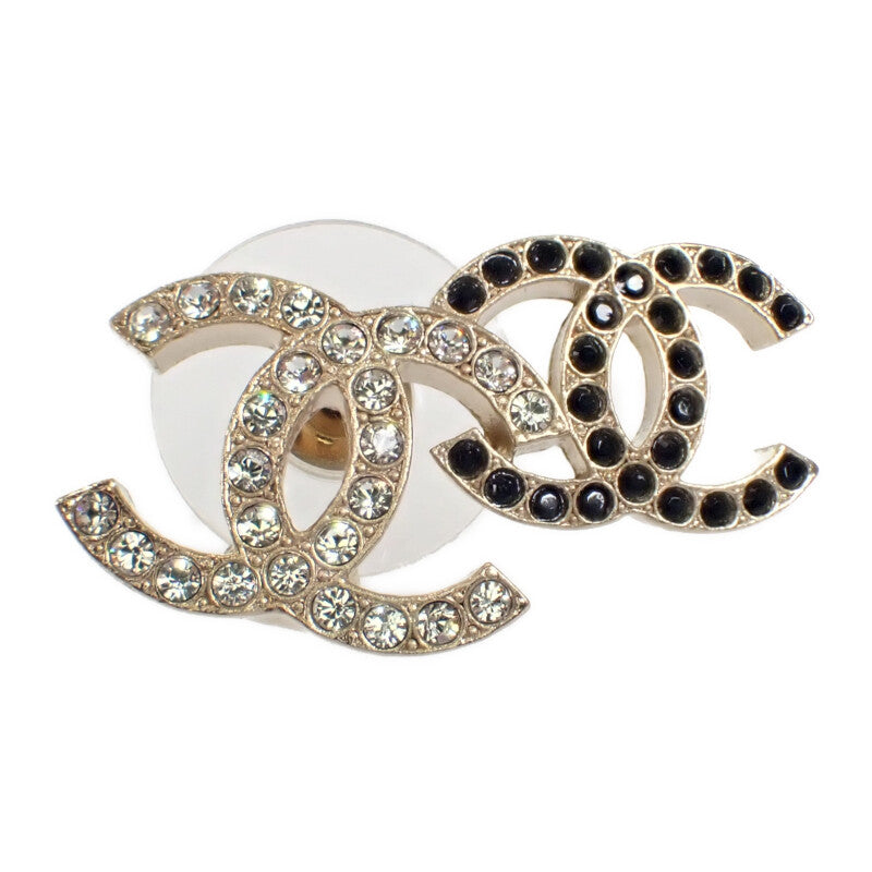 中古】シャネル CHANEL ダブルココマーク ピアス メタル