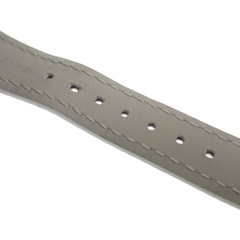 ルイヴィトン LOUIS VUITTON タンブール スリム Q12MGZ 腕時計 ステンレススチール レザー クオーツ ホワイト文字盤 レディース【中古】【ABランク】