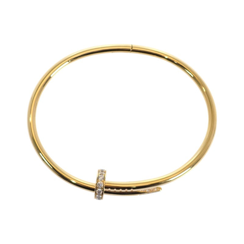 Cartier Juste un Clou B6048618 Bracelet K18 Yellow Gold Gold Diamond Women's [Used] [A rank]
