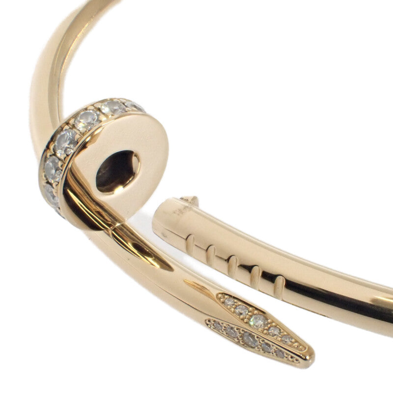 カルティエ CARTIER ジュストアンクル B6048618 ブレスレット K18イエローゴールド ダイヤモンド レディース【中古】【Aランク】