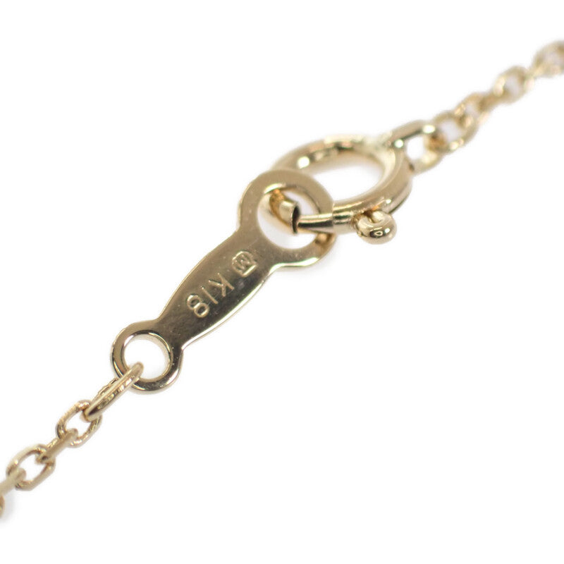 ミキモト MIKIMOTO リボンパールペンダント ネックレス K18イエロー