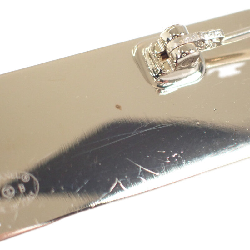 シャネル CHANEL ロゴプレート B21B刻印 ブローチ メタル ゴールド レディース メンズ【中古】【Aランク】