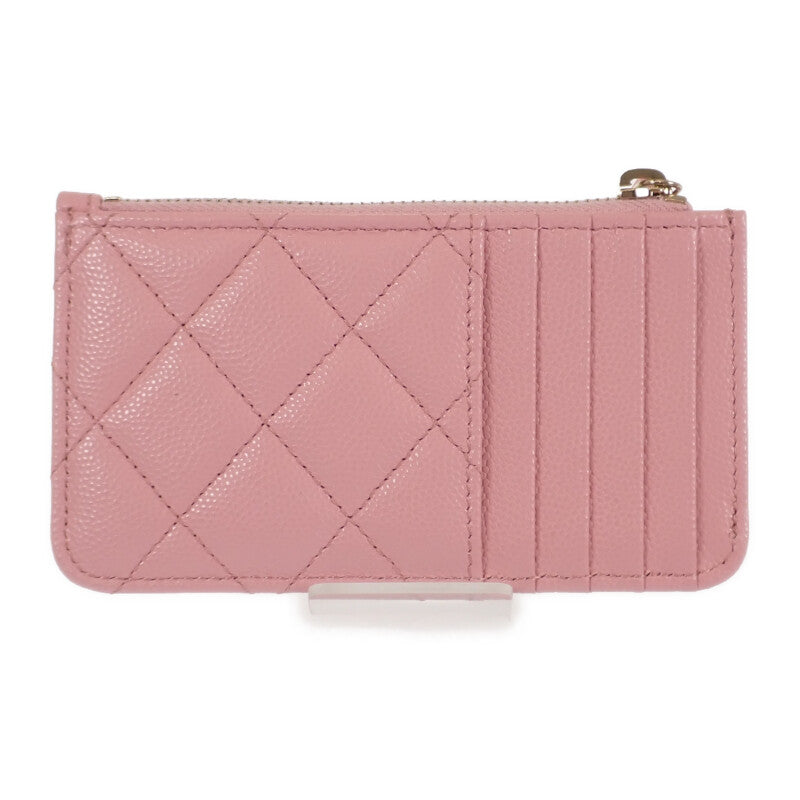シャネル CHANEL マトラッセ フラップジップ コインケース AP0374
