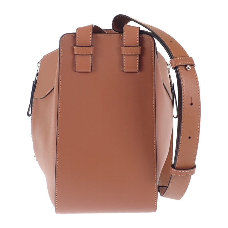 ロエベ LOEWE ハンモックバッグ スモール 387.30.S35 2WAYバッグ ハンドバッグ ショルダーバッグ クラシックカーフ タン レディース【中古】【Aランク】