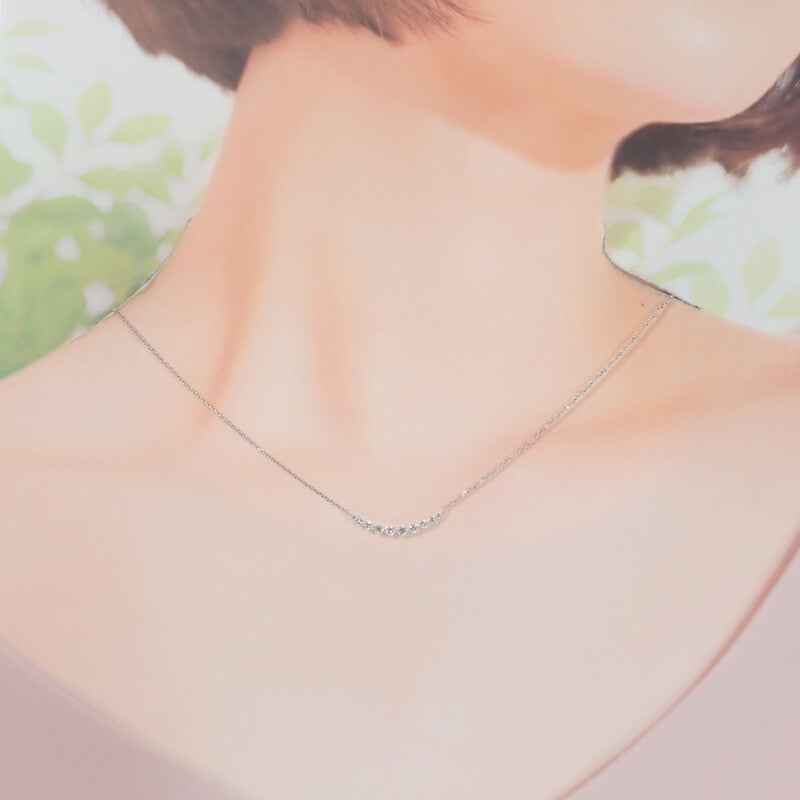 ヴァンドーム VANDOME リュール APVN150540DI ネックレス Pt850プラチナ Pt950プラチナ ダイヤモンド レディース【中古】【Aランク】