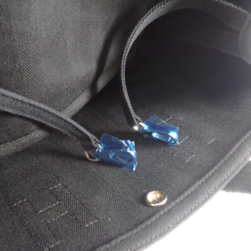 【中古】エルメス HERMES ヴァルパライソPM 2005年 ワールドフェスティバル限定 ハンドバッグ レザー トワルシェブロン ブラック シルバー金具 レディース【Aランク】