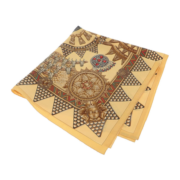 エルメス カレ90 L'OR DES CHEFS 首長達の金 シルク100% 楽天市場】【中古】HERMES カレ90 L'OR DES CHEFS 首長達の金