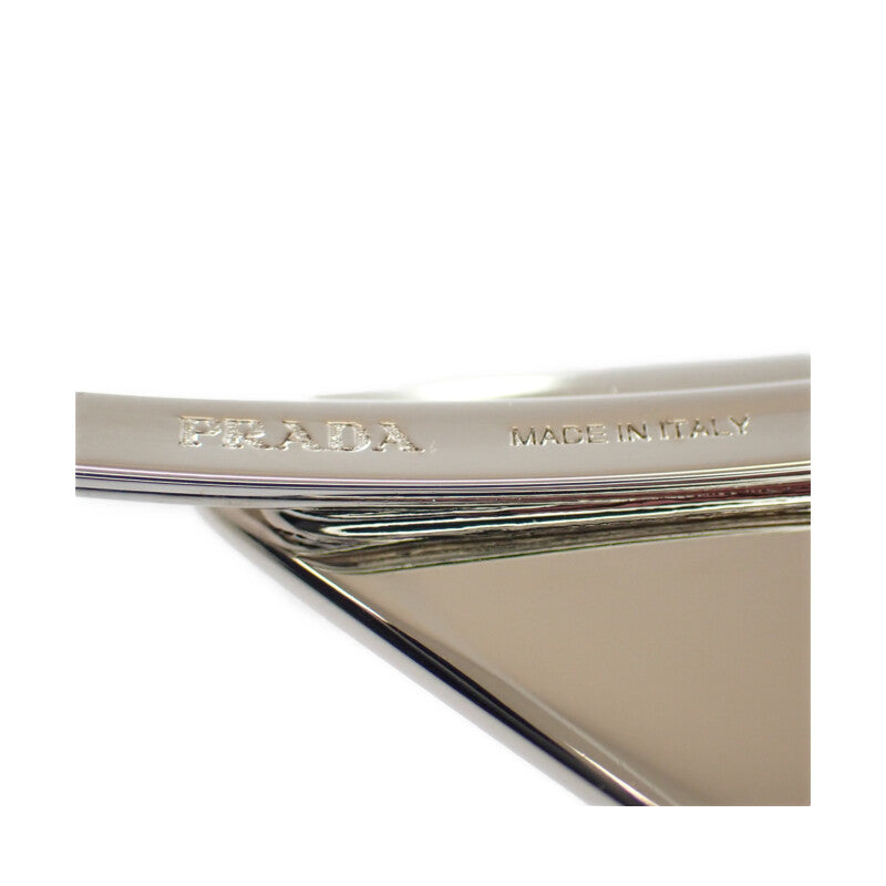 プラダ PRADA ヘアピン 1IF051 ヘアアクセサリー メタル ブラック シルバー レディース【中古】【Aランク】