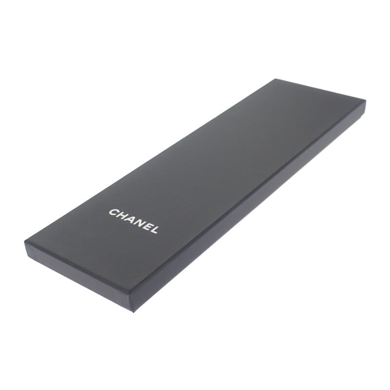 シャネル CHANEL ココマーク ヘアバンド スカーフ シルク ネイビー