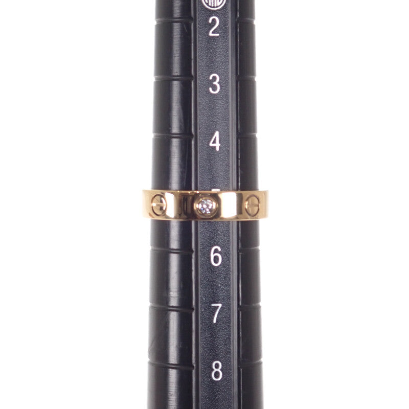 【中古】カルティエ CARTIER ラブリング スモールモデル B4056100 リング K18イエローゴールド 5号 ダイヤモンド 45 レディース【Aランク】