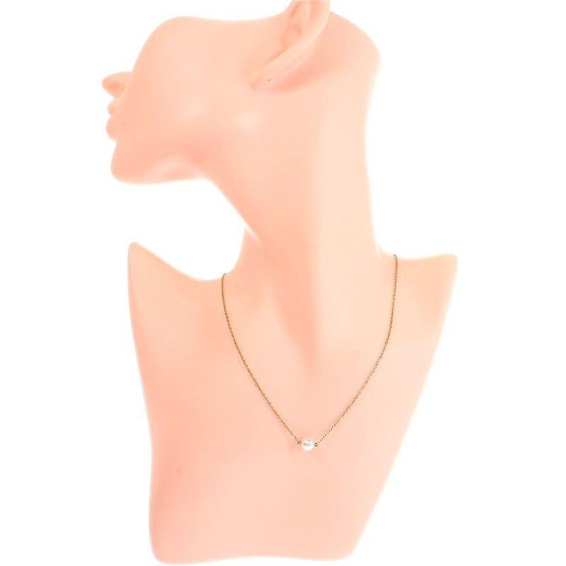 Mikimoto Pearl Necklace K18 Yellow Gold Akoya Pearl Gold Women's [Used] [Rank A]