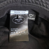 プラダ PRADA Re-Nylon バケットハット M 1HC137_2DMI_F0002 ハット ナイロン ブラック レディース メンズ【中古】【Aランク】