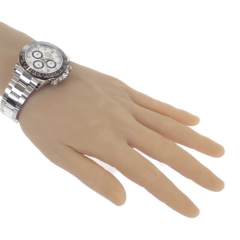 ロレックス ROLEX デイトナ 116500LN 腕時計 ステンレススチール セラミック 自動巻き ホワイト文字盤 メンズ【中古】【Aランク】
