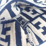 フェンディ FENDI ビーニー ニットキャップ ウール ブラウン レディース メンズ ユニセックス【中古】【SAランク】