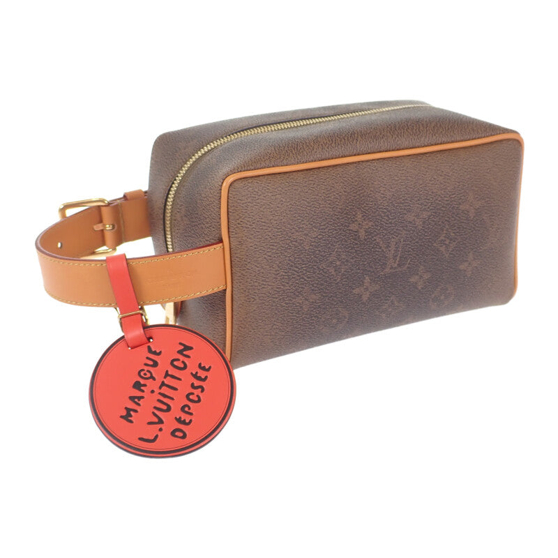 【中古】ルイヴィトン LOUIS VUITTON ロッカー ドップ・キット M11765 モノグラム ハンドバッグ モノグラム・ダストキャンバス ゴールド金具 レディース メンズ ユニセックス【Aランク】