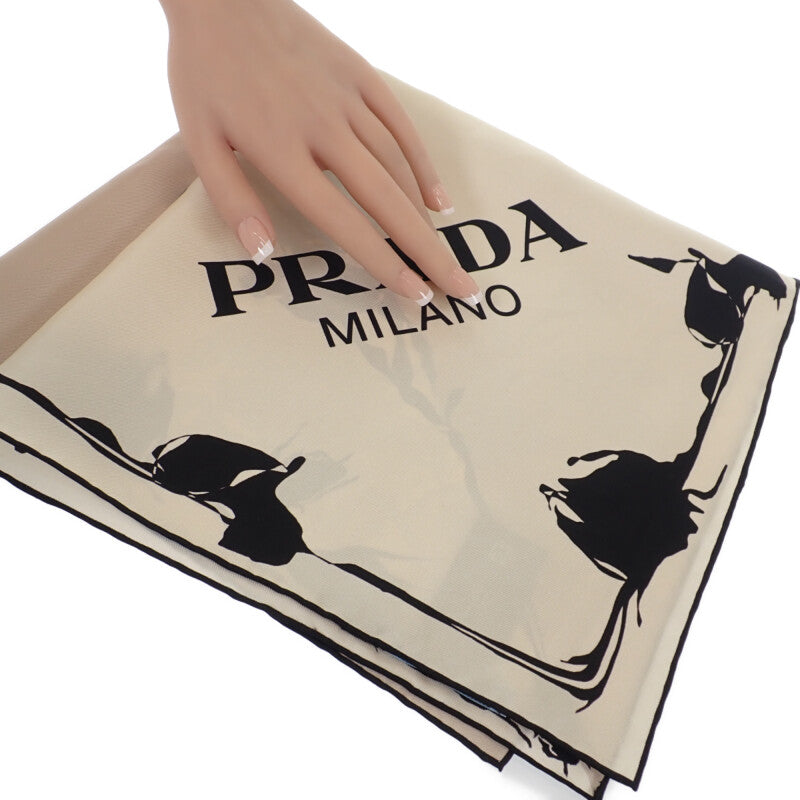 プラダ PRADA プリントツイルスカーフ 1FF004 スカーフ シルク