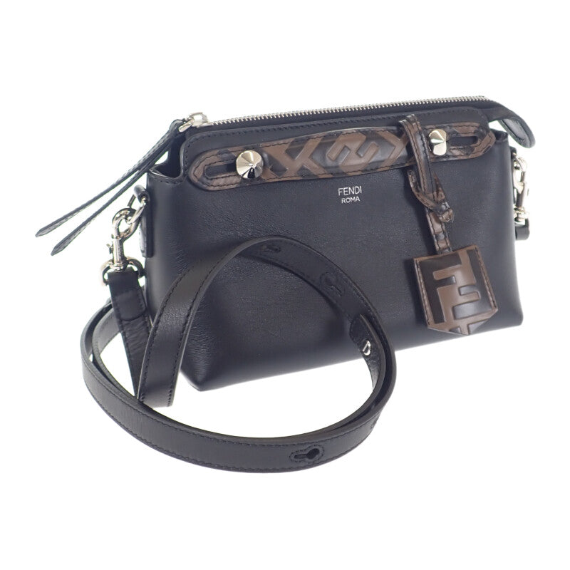 フェンディ FENDI バイザウェイ スモール 8BL145A6CO 2WAYバッグ ハンドバッグ ショルダーバッグ カーフ ブラック レディース【中古】【ABランク】