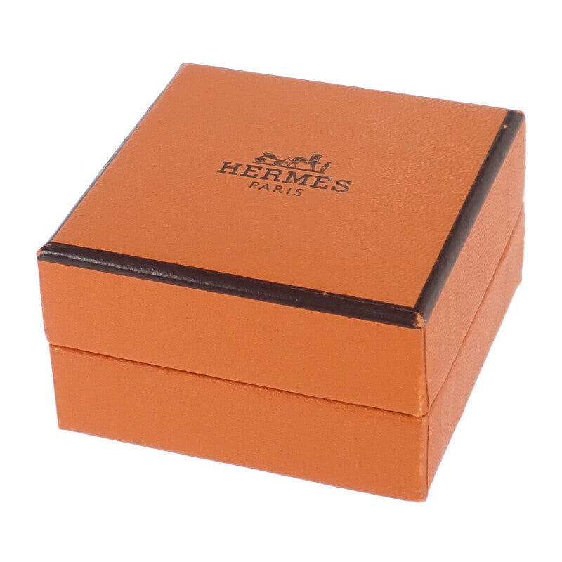 エルメス HERMES カージュドアッシュ Hキューブ ピアス メタル ベージュ シルバー レディース【中古】【Aランク】