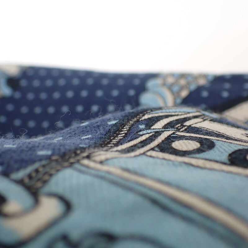 エルメス HERMES カレジェアン140 宮廷の馬具 スカーフ カシミヤ