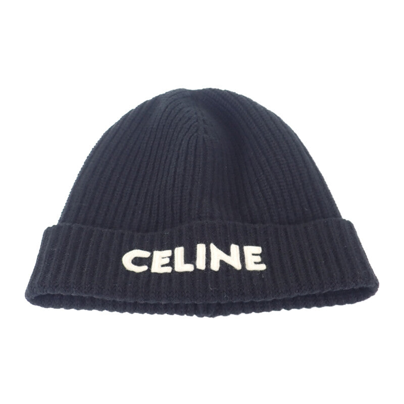 セリーヌ CELINE ニット帽 リブ編み 2A25R535Q.38NO ニットキャップ