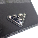 プラダ PRADA Re-Nylon サフィアーノ 2MC025_2DMH_F0002 カードケース ナイロン ブラック レディース メンズ【中古】【Sランク】