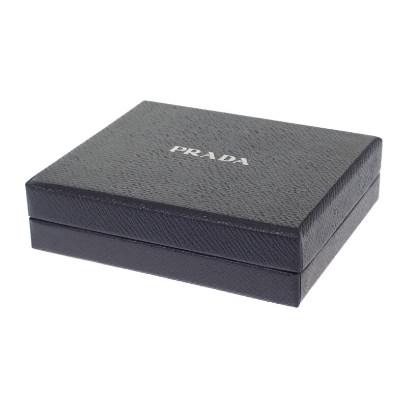 プラダ PRADA Re-Nylon サフィアーノ 2MC025_2DMH_F0002 カードケース ナイロン ブラック レディース メンズ【中古】【Sランク】