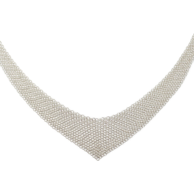 ティファニー TIFFANY&Co. エルサ・ペレッティ メッシュスカーフ ヴィンテージ ネックレス シルバー925 レディース【中古】【Aランク】