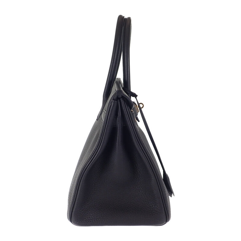 エルメス HERMES バーキン30 ハンドバッグ トゴ ブラック ゴールド金具 レディース【中古】【ABランク】