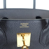 エルメス HERMES バーキン30 ハンドバッグ トゴ ブラック ゴールド金具 レディース【中古】【ABランク】