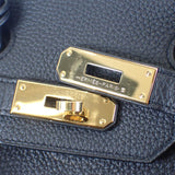 エルメス HERMES バーキン30 ハンドバッグ トゴ ブラック ゴールド金具 レディース【中古】【ABランク】
