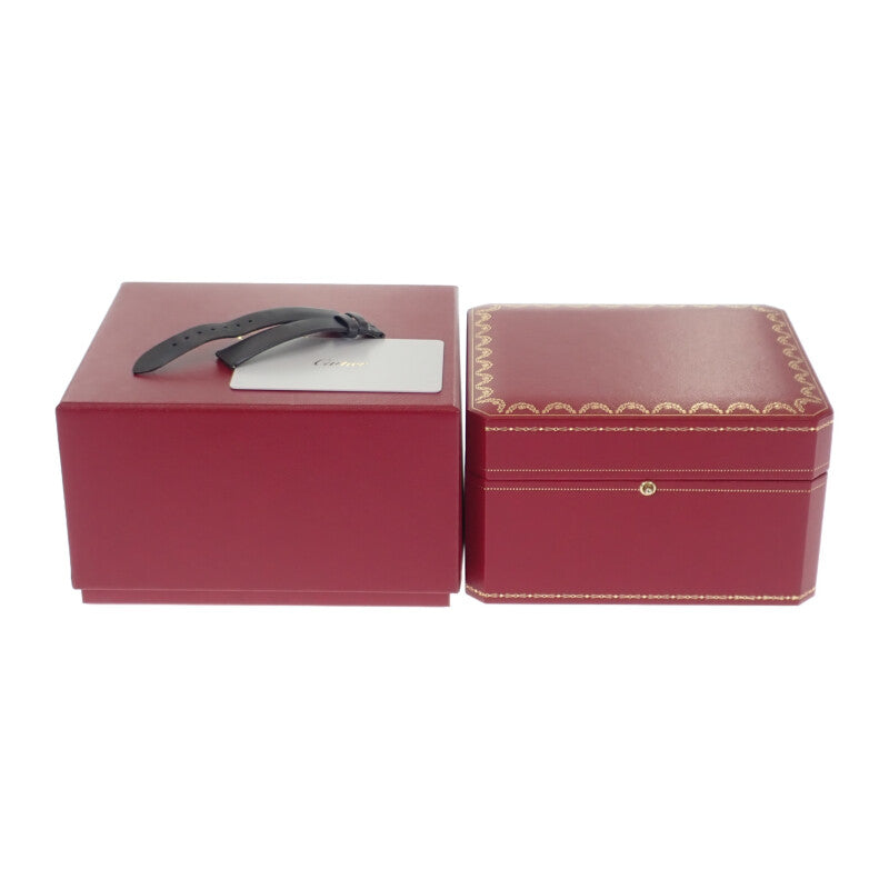 カルティエ CARTIER タンクマスト SM W4TA0016 腕時計 ステンレススチール ダイヤモンド カーフレザー クオーツ シルバー文字盤 レディース【中古】【Aランク】