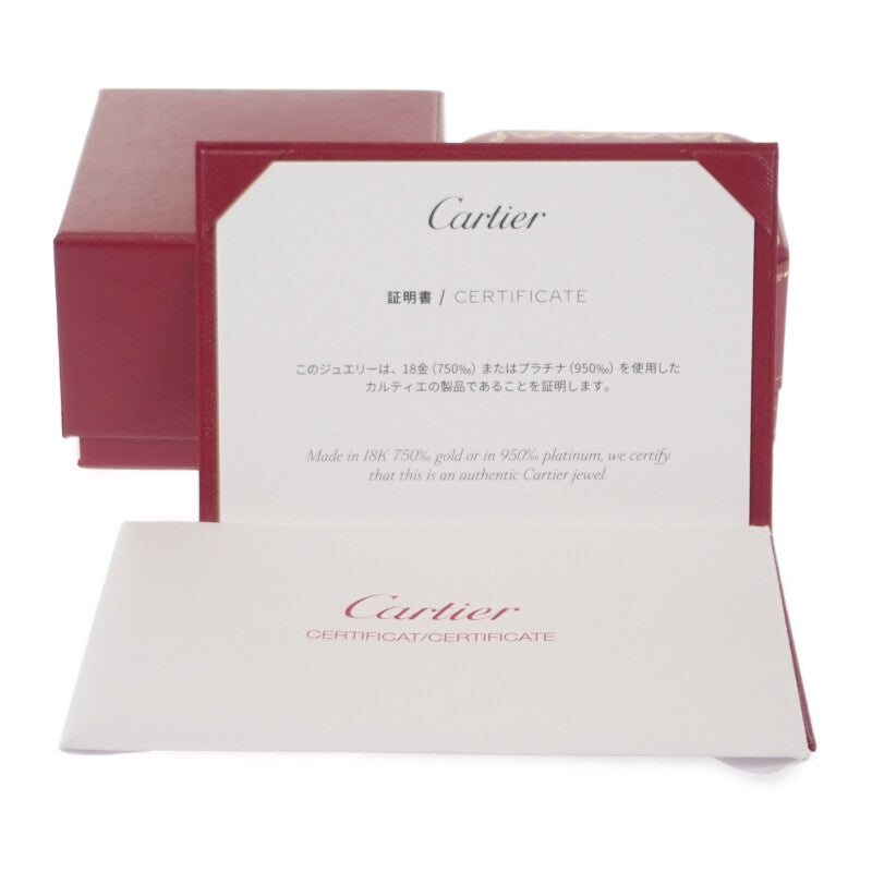 カルティエ CARTIER トリニティ SM フルエタニティ 11号 B4235451 リング K18ホワイトゴールド セラミック ブラック ダイヤモンド レディース【中古】【Aランク】