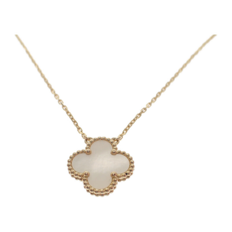ヴァンクリーフ＆アーペル Van Cleef & Arpels ヴィンテージ アルハンブラ VCARA45900 ネックレス K18イエローゴールド マザーオブパール レディース【中古】【Aランク】