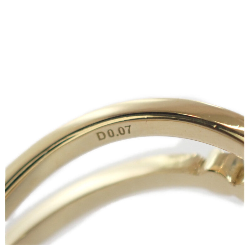 アーカー AHKAH ビリーブヴィスタ 9号 AK1622010200 リング K18イエローゴールド ダイヤモンド レディース【中古】【Aランク】