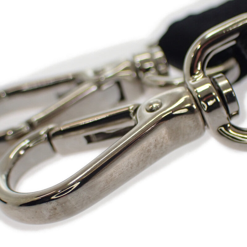 プラダ PRADA トライアングル 1TL404 カードケース サフィアーノ ブラック レディース【中古】【Aランク】