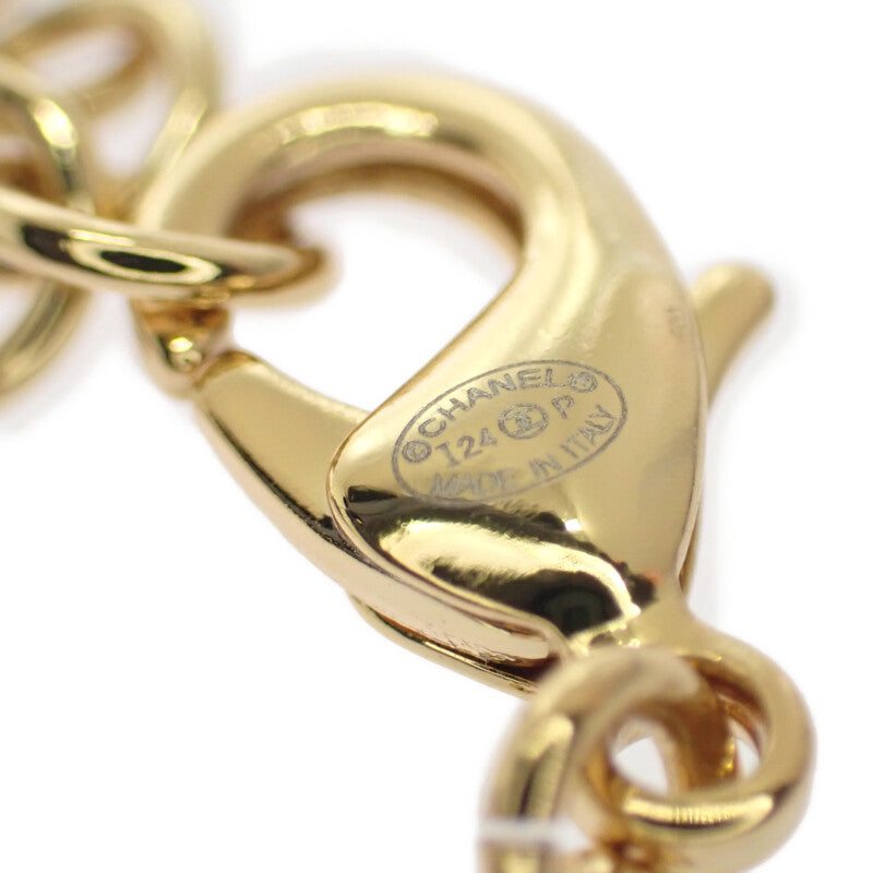 シャネル CHANEL No.5 ロング ネックレス メタル ゴールド ブルー レディース【中古】【Aランク】