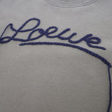 ロエベ LOEWE ロゴ シャツ 長袖 M H526Y24J06 スウェット コットン カーキ メンズ【中古】【Aランク】