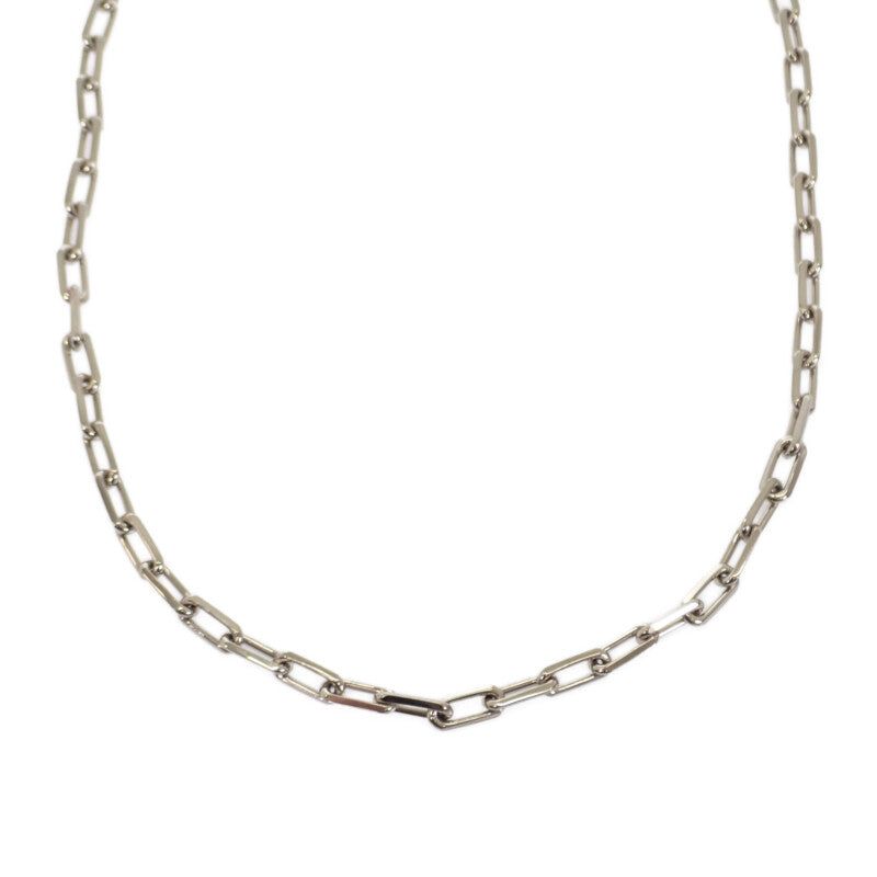 【中古】カルティエ CARTIER サントスドゥ B7009100 ネックレス K18ホワイトゴールド メンズ レディース【Aランク】